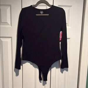 Black Long Sleeve Bodysuit